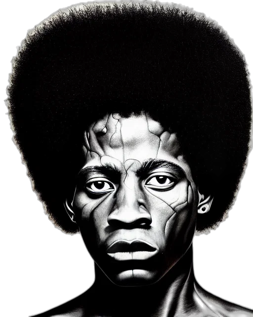 face, hair, staff, mask transparent PNG cut-out