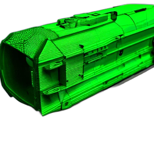 weapon, car, 3d render, cyberpunk transparent PNG cut-out