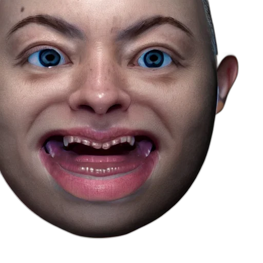 face, mask, creature, animal transparent PNG cut-out