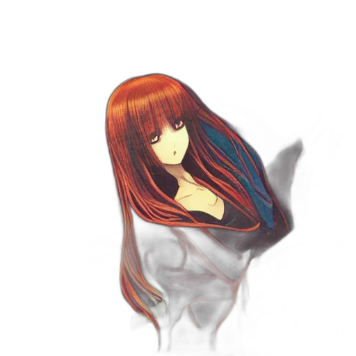 hair, face, mask, dress transparent PNG cut-out