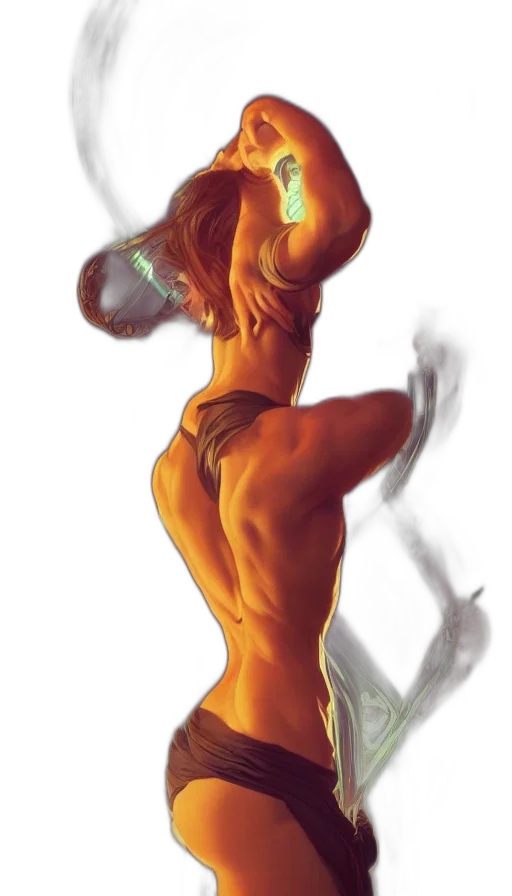 concept art, fantasy art, comic book art, photorealistic transparent PNG cut-out
