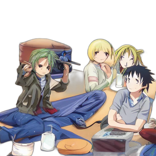 furniture, anime, concept art, cartoon transparent PNG cut-out