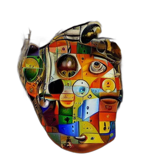 mask, face, jewelry, robot transparent PNG cut-out