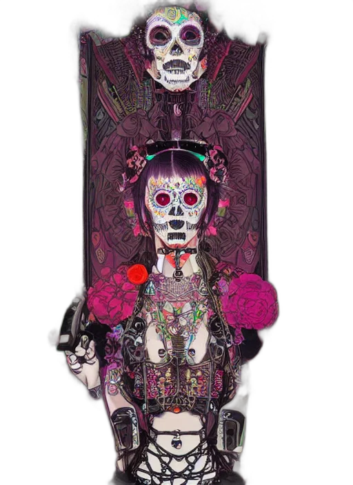 robot, mask, jewelry, dress transparent PNG cut-out