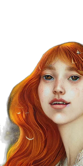 face, hair, photorealistic, fantasy art, concept art, comic book art, infp, young transparent PNG cut-out