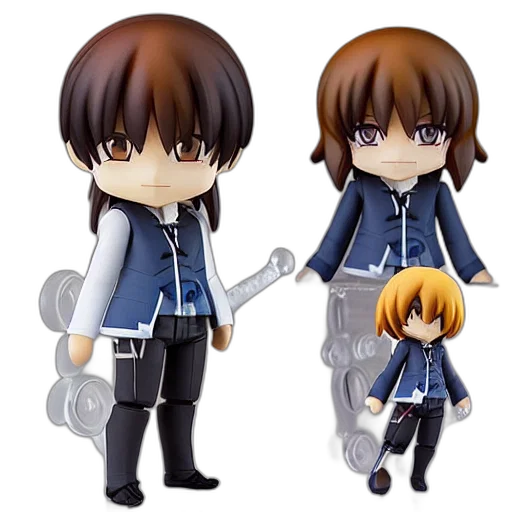 concept art, 3d render, wizard, nendoroid, figurine, detailed, product, photo transparent PNG cut-out