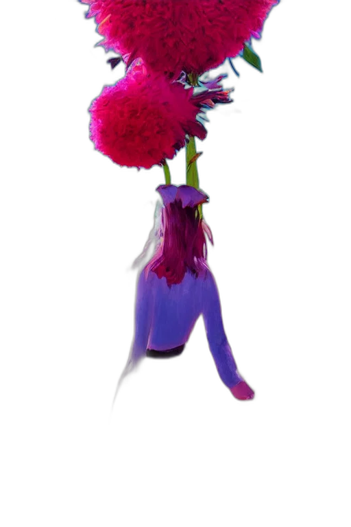 flower, staff, hair, hat transparent PNG cut-out