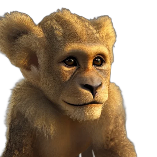 animal, creature, staff, face transparent PNG cut-out