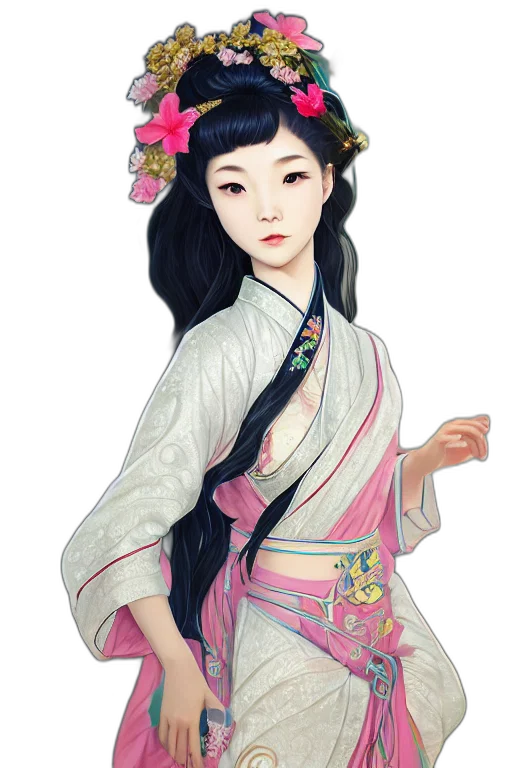 staff, dress, fantasy art, photorealistic, concept art, pixel art, pastel, monochrome transparent PNG cut-out