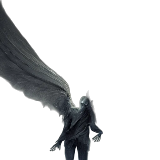 creature, mask, dragon, staff, concept art, comic book art, fantasy art, 3d render transparent PNG cut-out