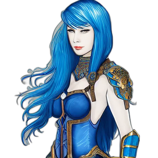fantasy art, concept art, anime, pixel art transparent PNG cut-out