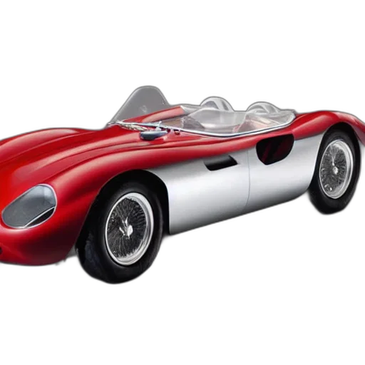car, 3d render, photorealistic, concept art, ferrari, testa, rossa, concept transparent PNG cut-out