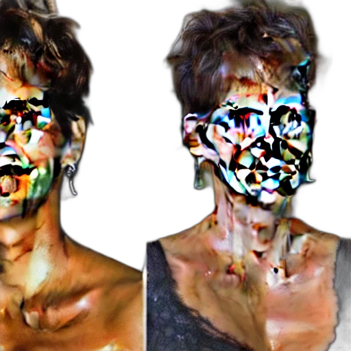 face, mask, photorealistic, 3d render transparent PNG cut-out