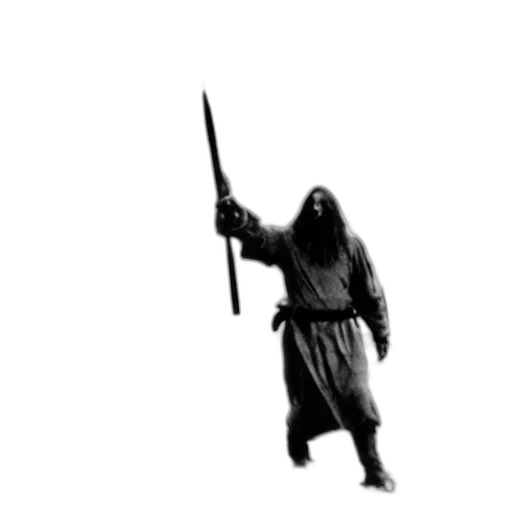 sword, staff, weapon, creature transparent PNG cut-out