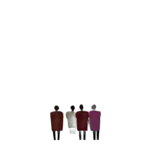 staff, jacket, robot, crown, pixel art, concept art, 3d render, comic book art transparent PNG cut-out
