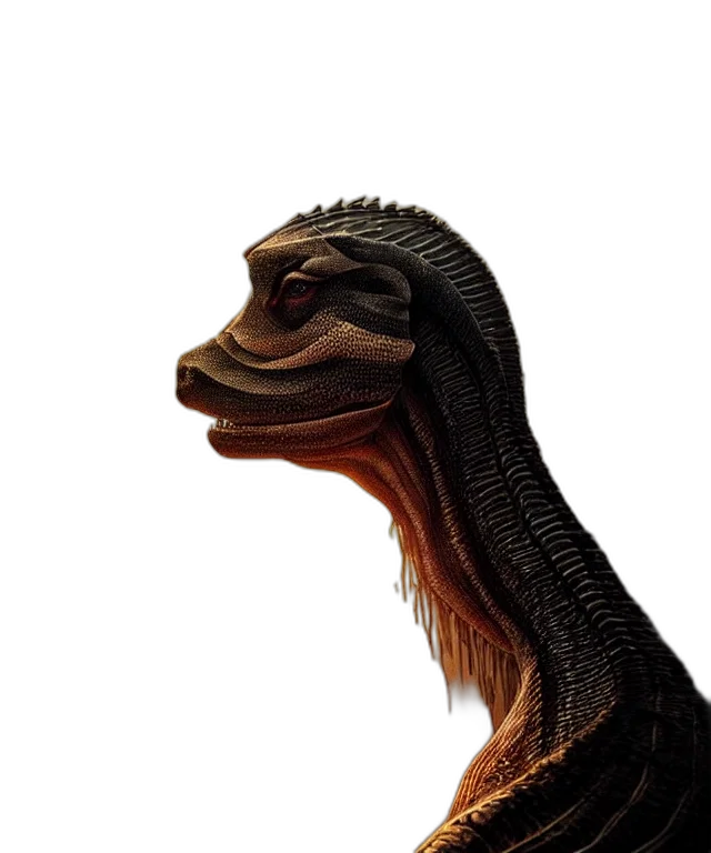 animal, creature, dragon, hair, concept art, photorealistic, 3d render, fantasy art transparent PNG cut-out