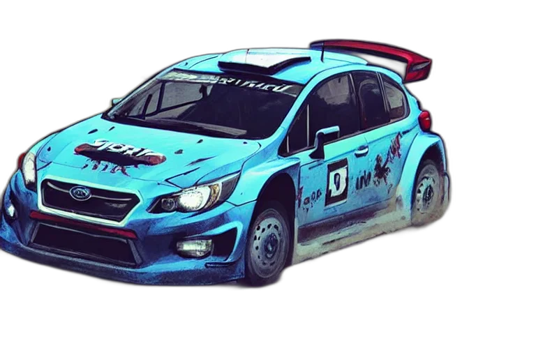 car, 3d render, concept art, photorealistic transparent PNG cut-out