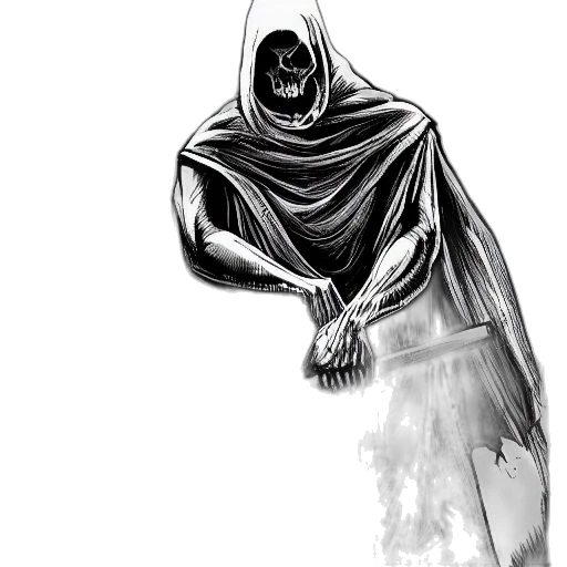 mask, creature, face, dress, concept art, comic book art, pencil sketch, fantasy art transparent PNG cut-out