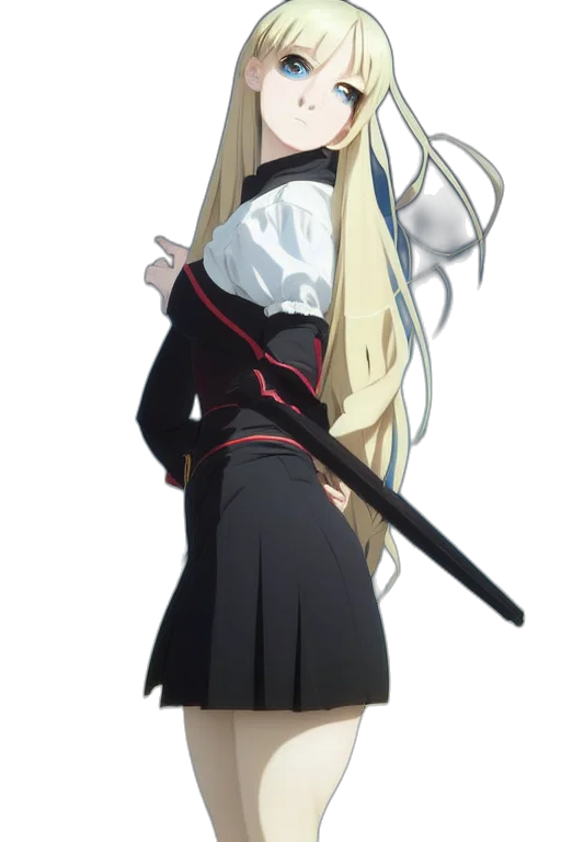 staff, sword, weapon, dress, anime, concept art, cartoon, pixel art transparent PNG cut-out