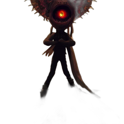 staff, robot, mask, creature transparent PNG cut-out