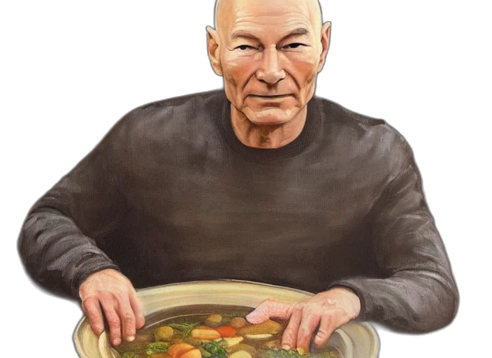 food, face, jacket, photorealistic, oil painting, concept art, pixel art, oil transparent PNG cut-out