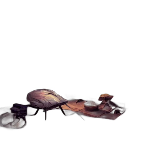shoes, furniture, jewelry, umbrella, concept art, 3d render, photorealistic, underwater transparent PNG cut-out