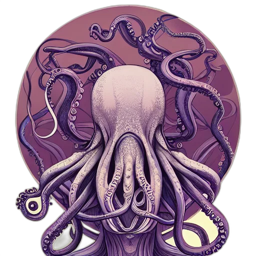 creature, animal, mask, staff, concept art, watercolor, fantasy art, comic book art transparent PNG cut-out