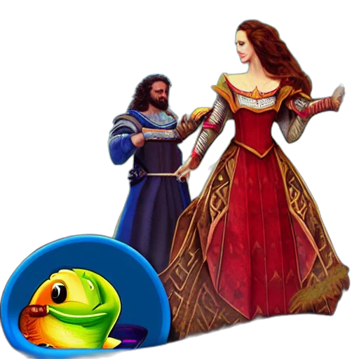 fantasy art, pixel art, concept art, 3d render transparent PNG cut-out