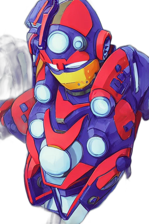 robot, mask, face, concept art transparent PNG cut-out