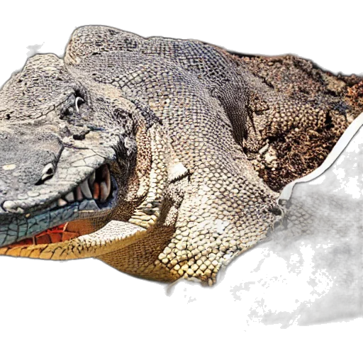 dragon, animal, creature, mask, photorealistic, concept art, 3d render, pixel art transparent PNG cut-out