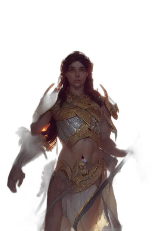 dress, fantasy art, concept art, comic book art, photorealistic, fire, golden, pastel transparent PNG cut-out