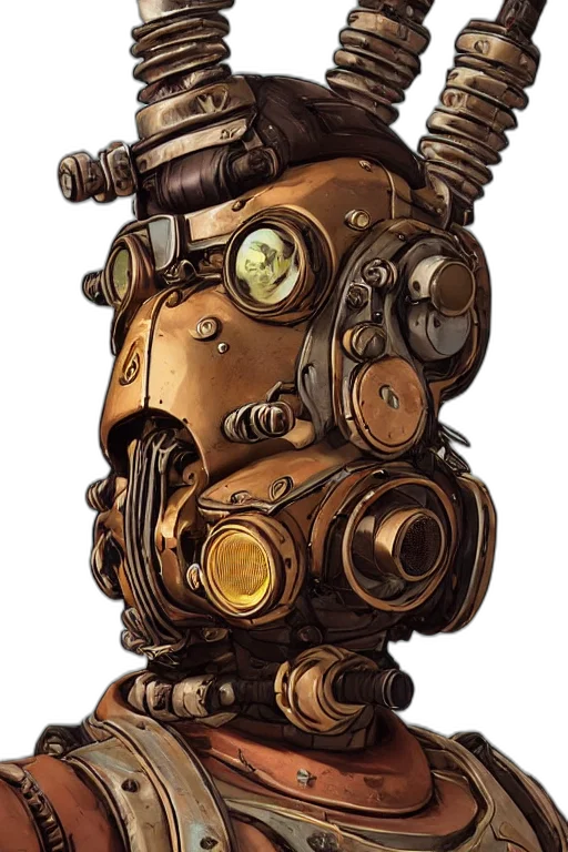 robot, mask, face, weapon transparent PNG cut-out