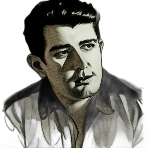 jacket, face, photorealistic, cartoon, pencil sketch, comic book art, drawing, robbie transparent PNG cut-out