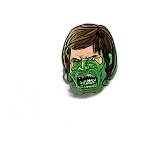 mask, face, creature, pixel art transparent PNG cut-out