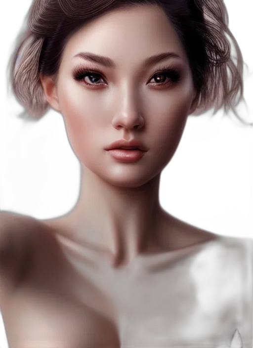 face, robot, jewelry, hair transparent PNG cut-out