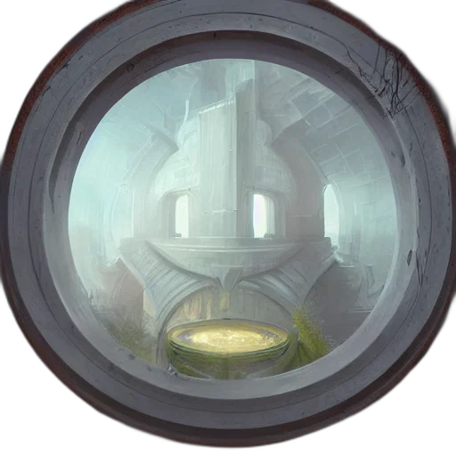 weapon, mask, face, robot, concept art, 3d render, underwater, outer space transparent PNG cut-out