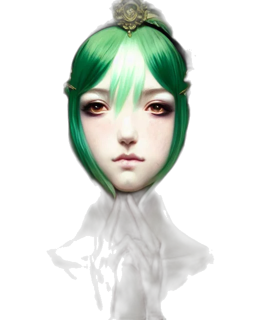 face, mask, robot, crown, concept art, photorealistic, fantasy art, 3d render transparent PNG cut-out