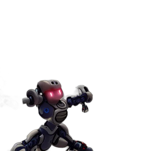 robot, weapon, creature, staff transparent PNG cut-out