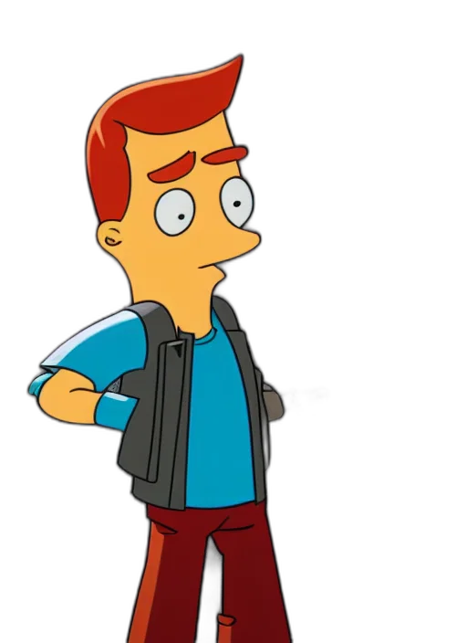 jacket, staff, cartoon, concept art transparent PNG cut-out