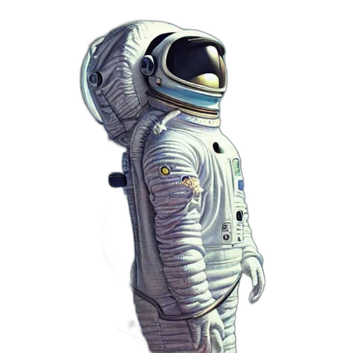 staff, jacket, robot, mask, concept art, 3d render, pixel art, photorealistic transparent PNG cut-out