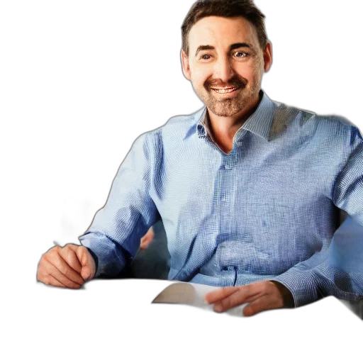 staff, furniture, jacket, face transparent PNG cut-out