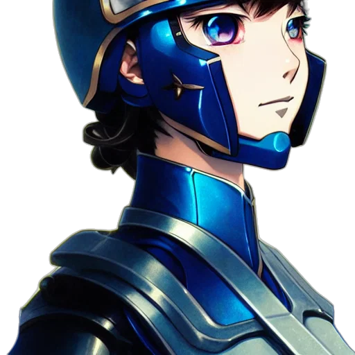robot, face, mask, crown transparent PNG cut-out