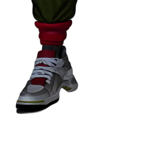 shoes, jacket, staff, weapon transparent PNG cut-out