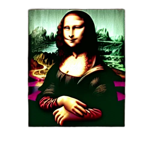 face, jewelry, fantasy art, pixel art, photorealistic, 3d render, mona, lisa transparent PNG cut-out