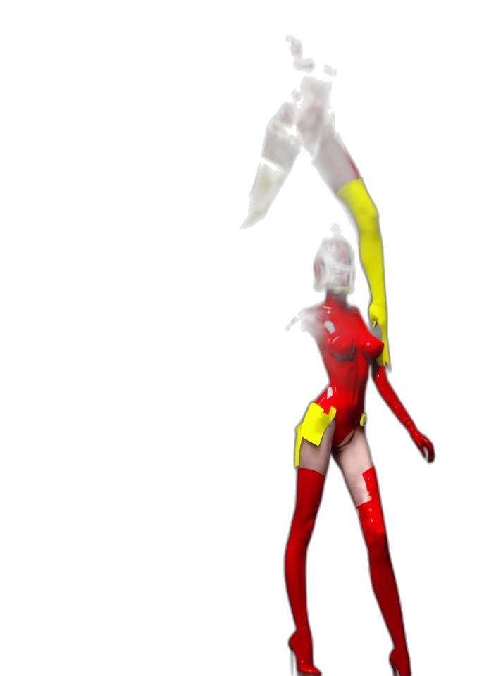 staff, robot, weapon, creature transparent PNG cut-out