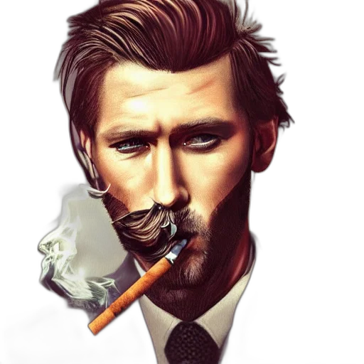 face, staff, comic book art, photorealistic, cartoon, concept art, realistic, gritty transparent PNG cut-out
