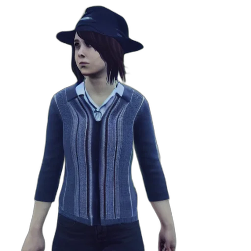 hat, jacket, dress, 3d render transparent PNG cut-out