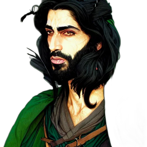dragon, face, staff, fantasy art, concept art, photorealistic, comic book art, green transparent PNG cut-out