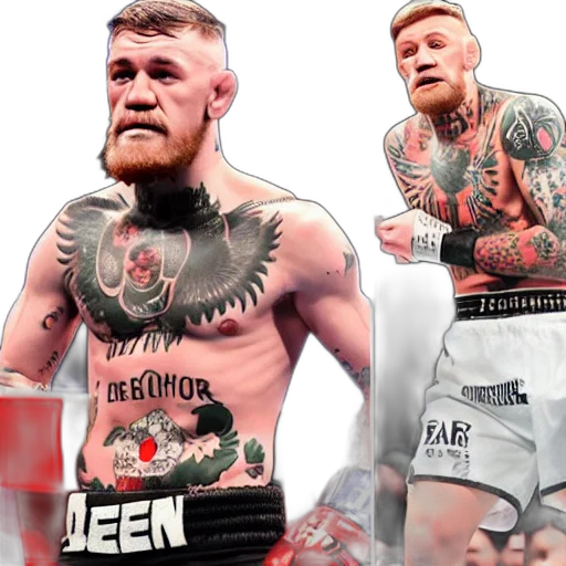 justin, bieber, conor, mcgregor transparent PNG cut-out