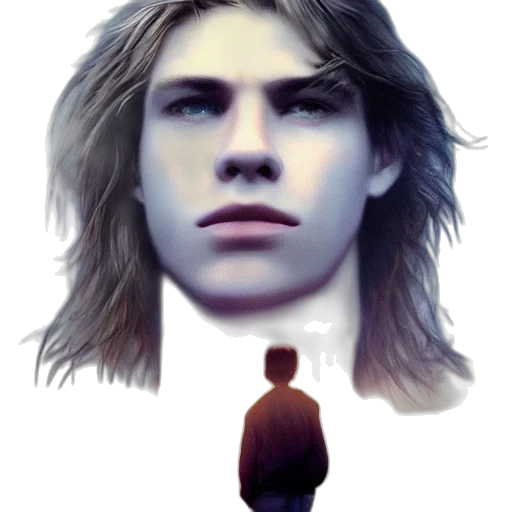 face, hair, creature, mask, photorealistic, concept art, 3d render, fantasy art transparent PNG cut-out